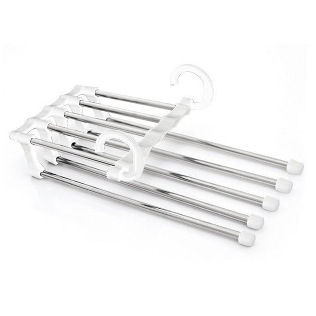 Multifunctional Clothes Hanger Storage Pants Cloth Hangers Storage Rack Multilayer Cloth Hanger Closet Organizer