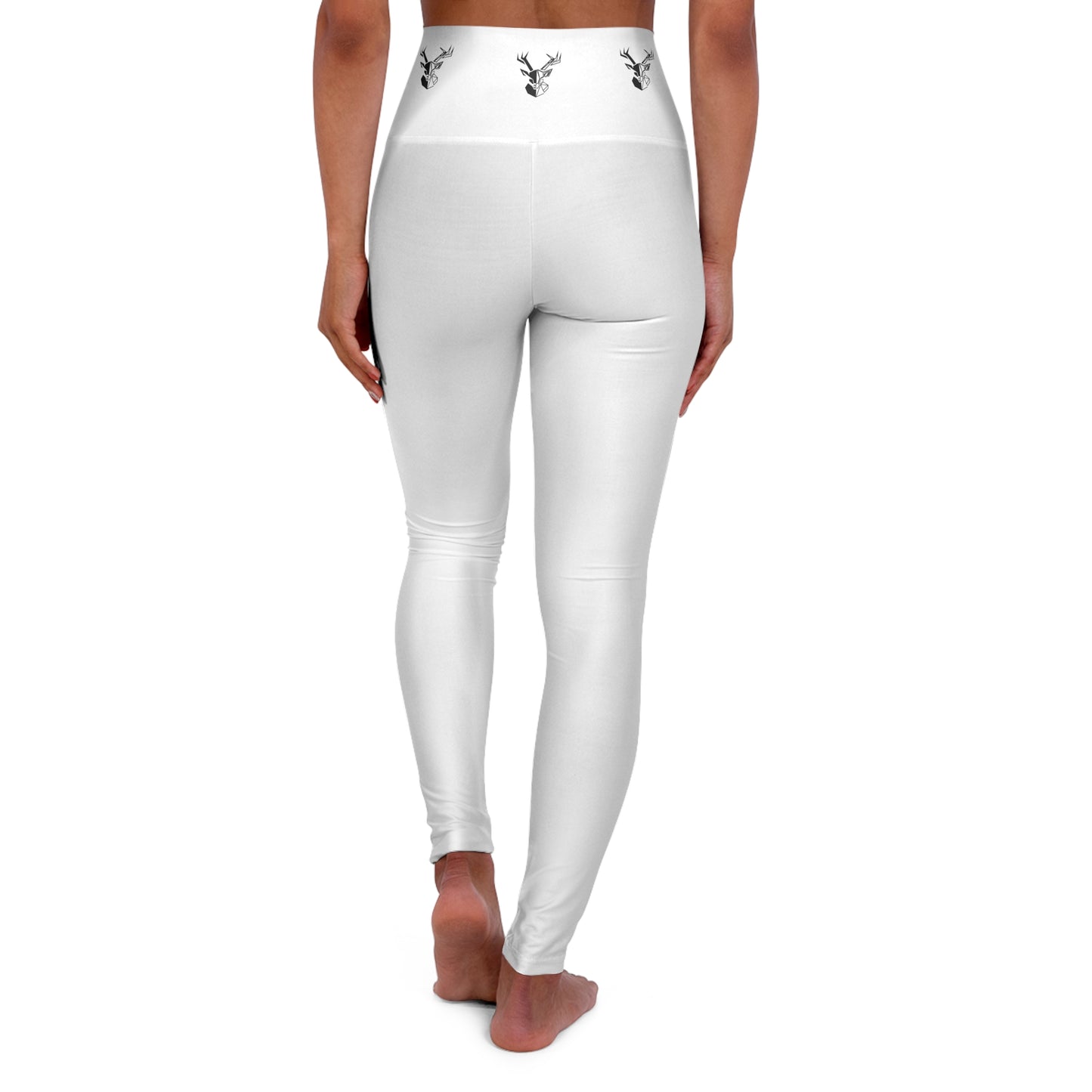 Palm Race High Waisted Yoga Leggings