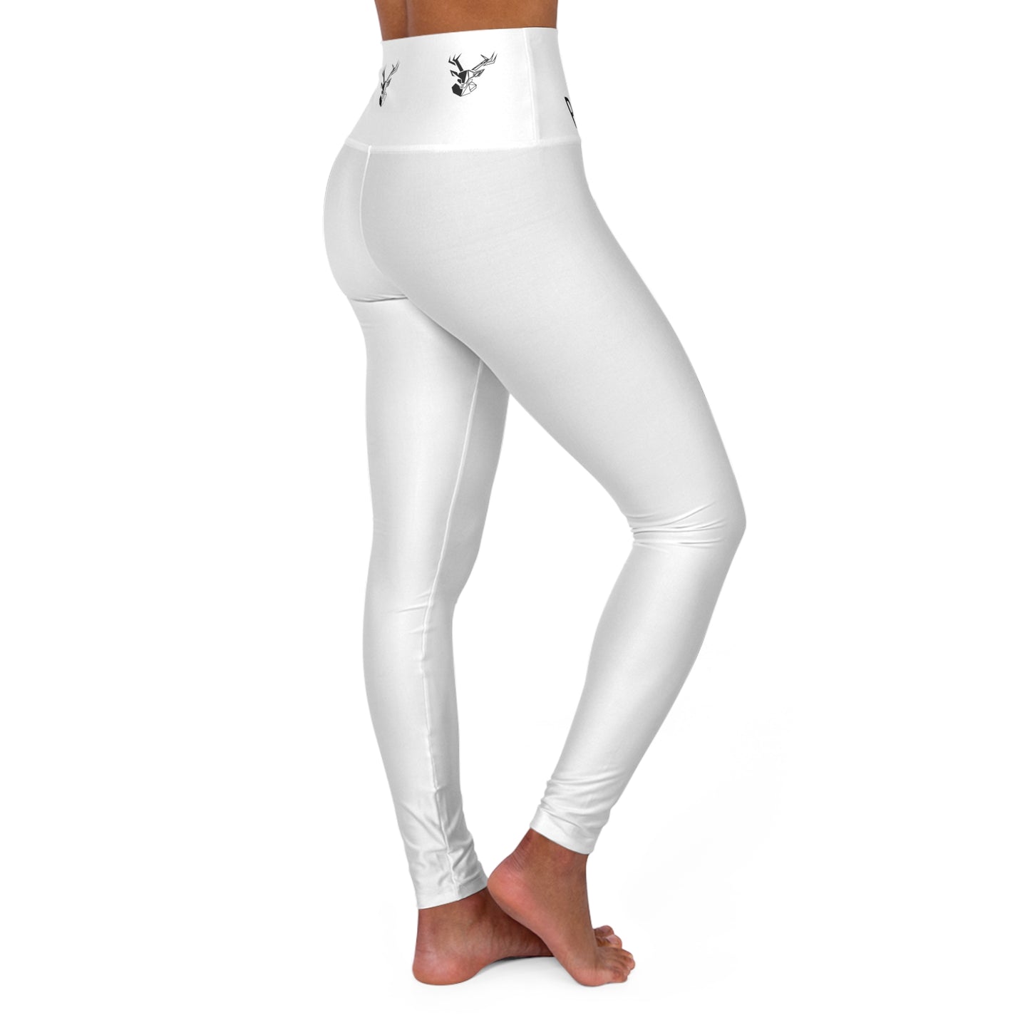 Palm Race High Waisted Yoga Leggings
