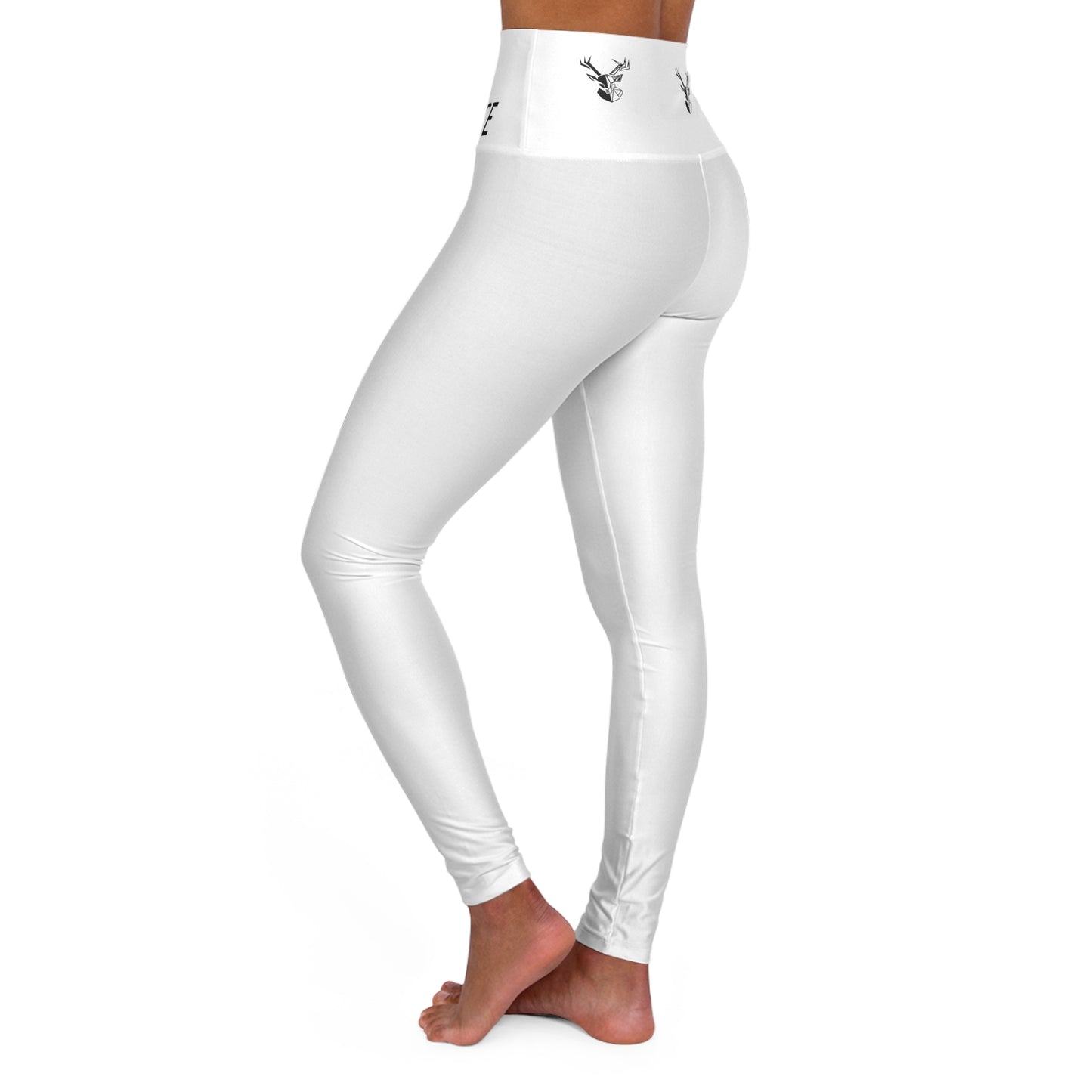 Palm Race High Waisted Yoga Leggings