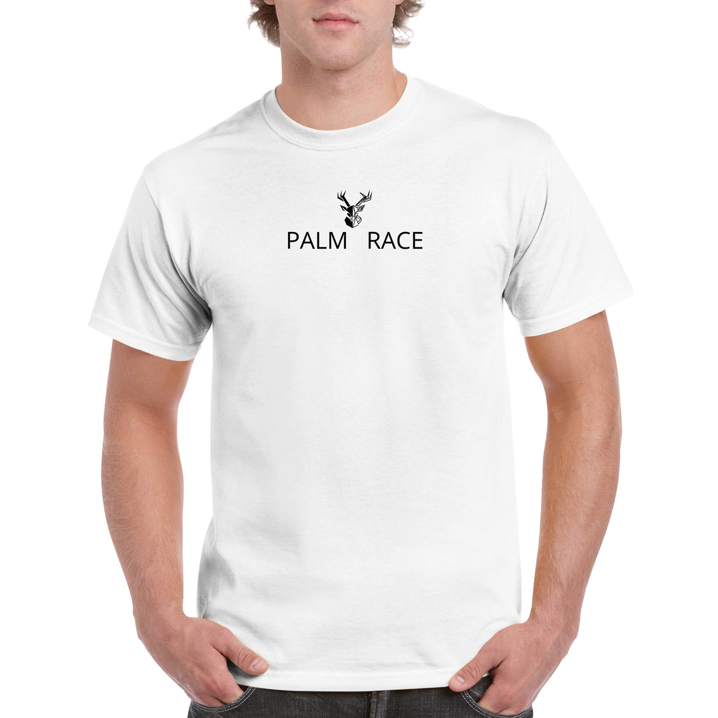 Palm Race Heavyweight Unisex Crewneck T-shirt
