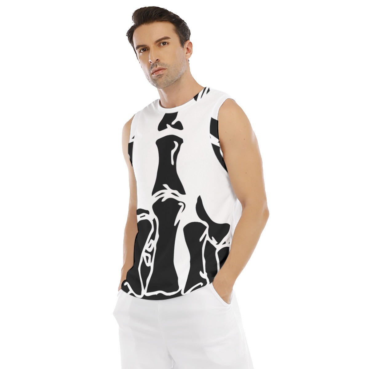 Palm Race Men's Sports Vest