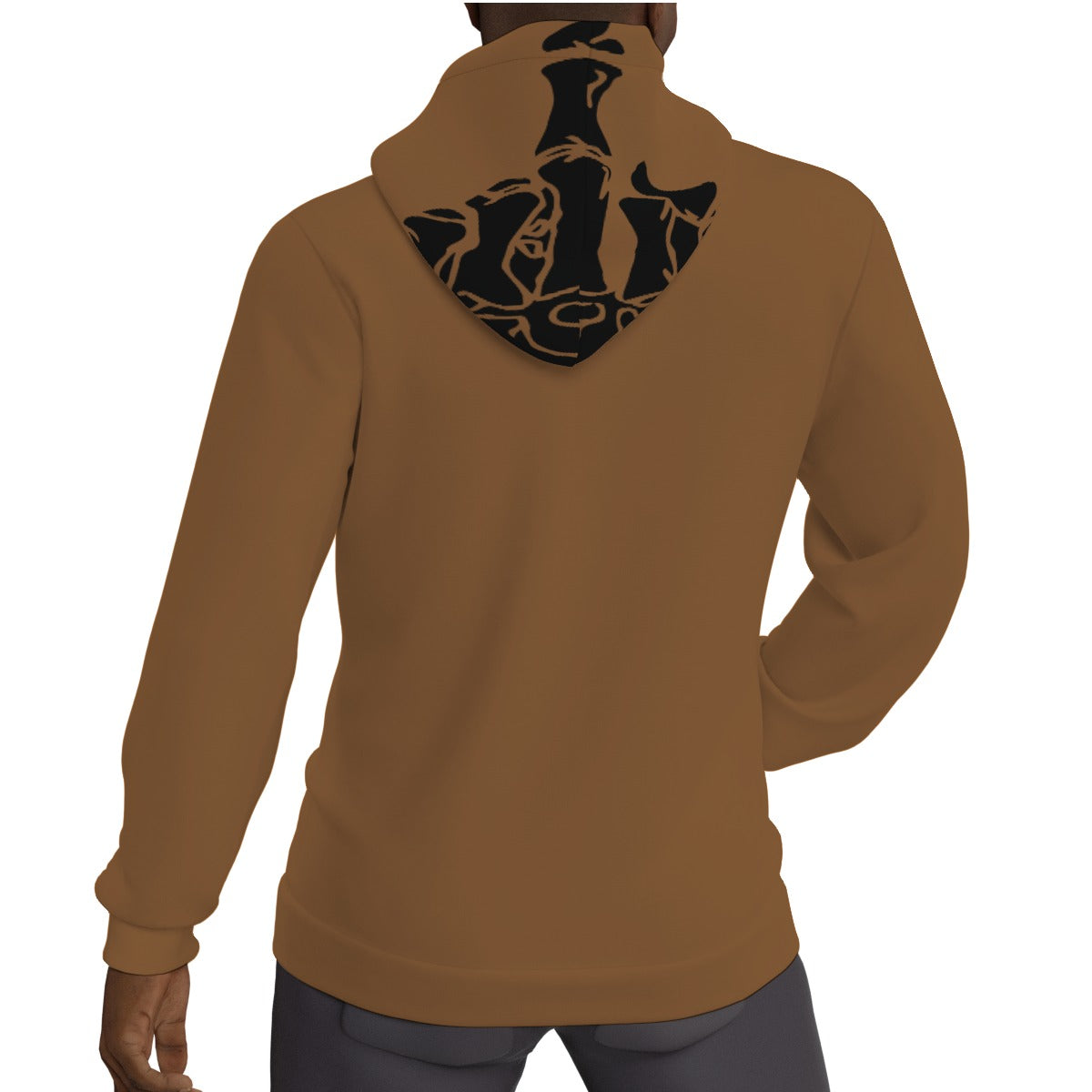 All-Over Print Men's Thicken Pullover Hoodie