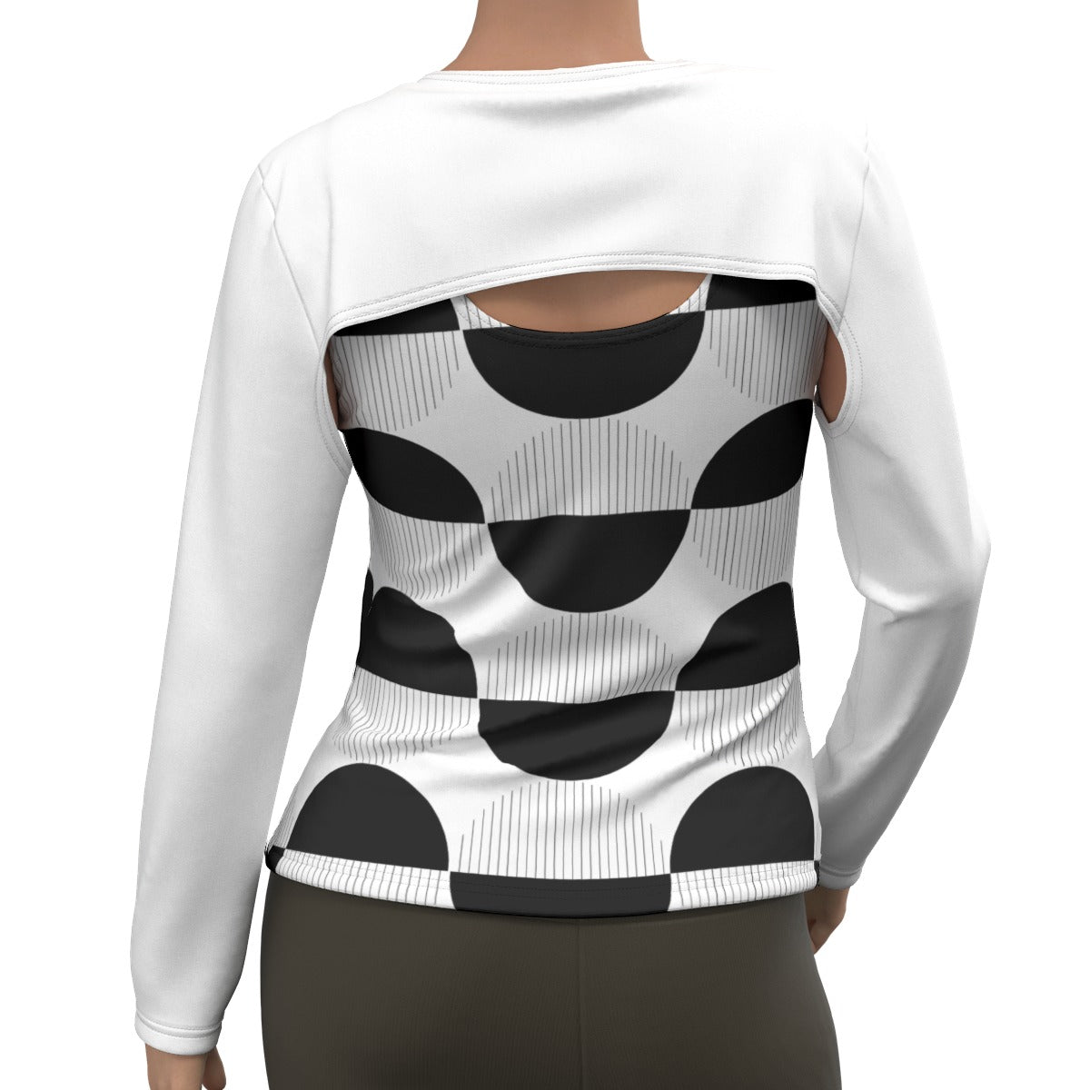 PR Women's Two-piece Sport Sweatshirt