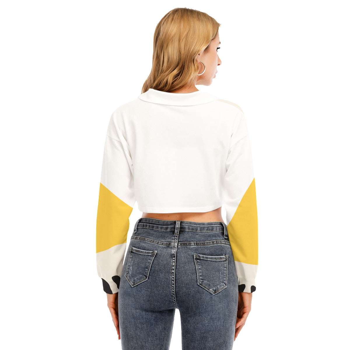 PR Cropped Sweatshirt With Long Sleeve