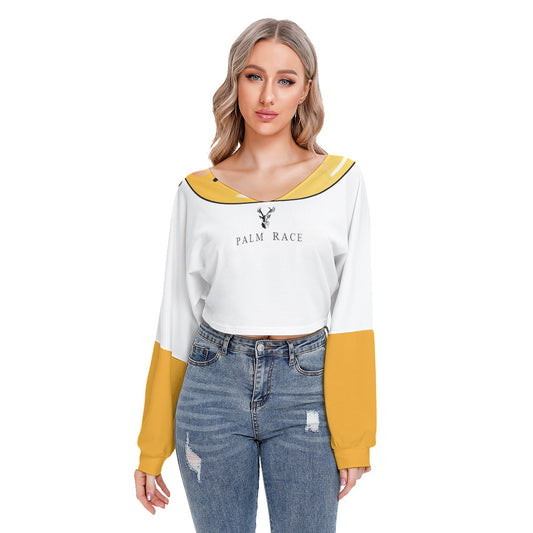 PR Drop-shoulder Cropped Sweatshirt