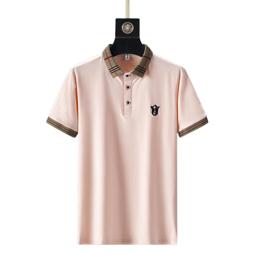 Men's Khaki Polo Shirt | Summer European Embroidered Design