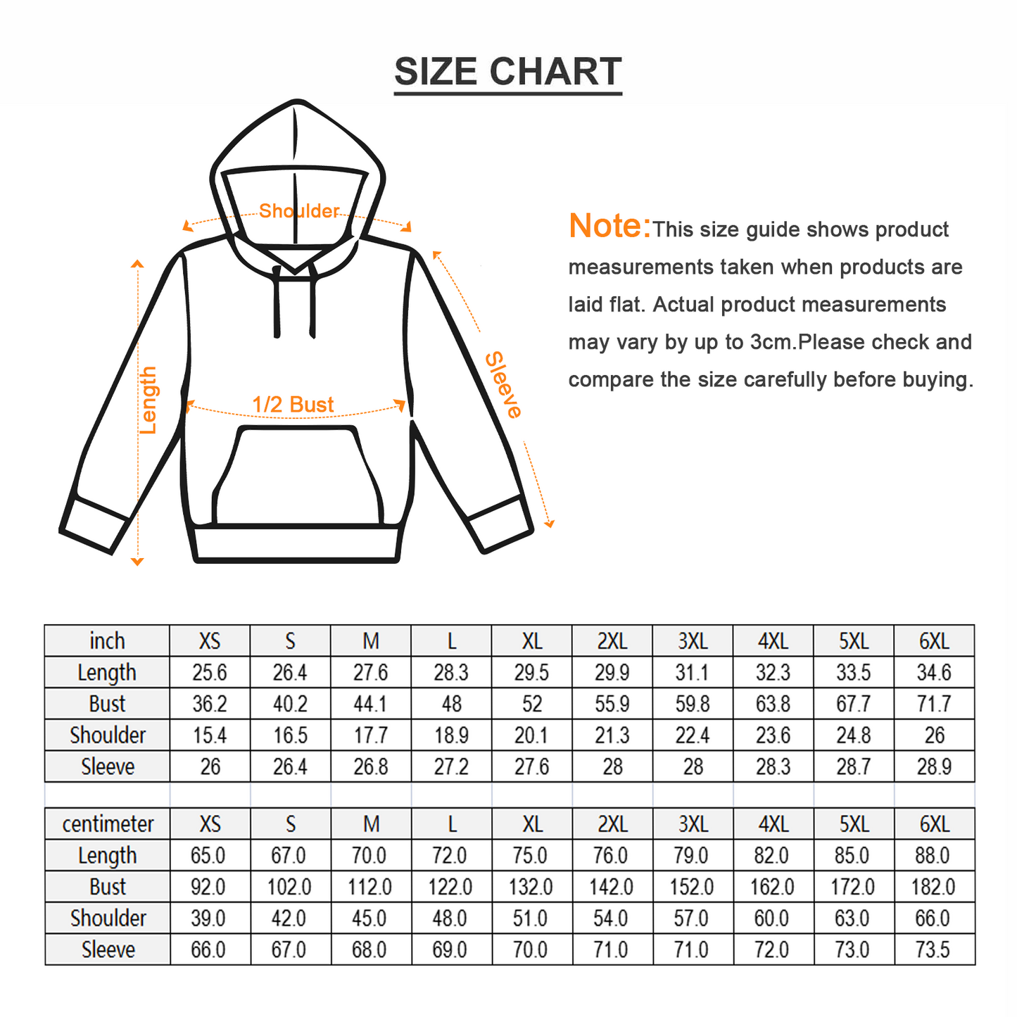 All-Over Print Men's Thicken Pullover Hoodie
