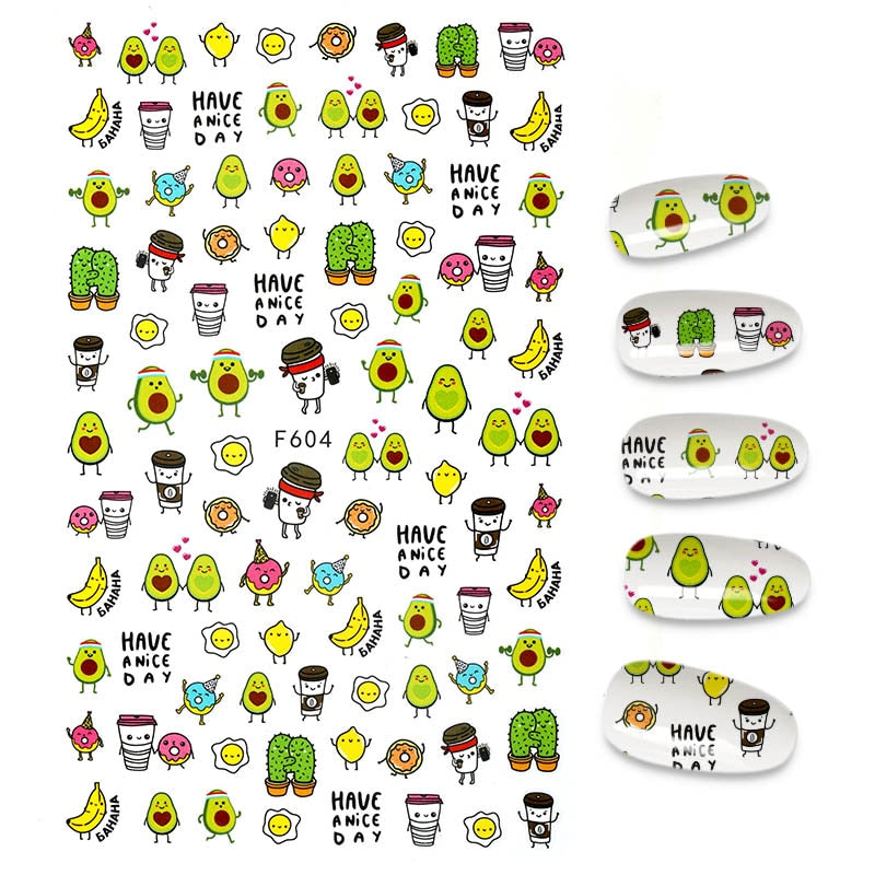 The New 3D Nail Sticker