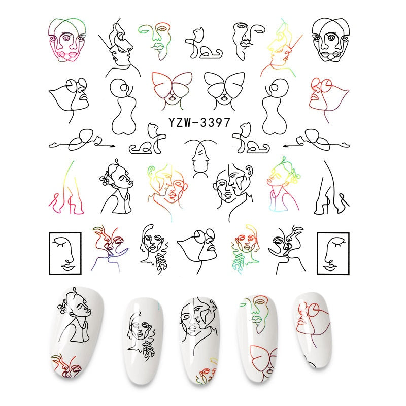 The New 3D Nail Sticker