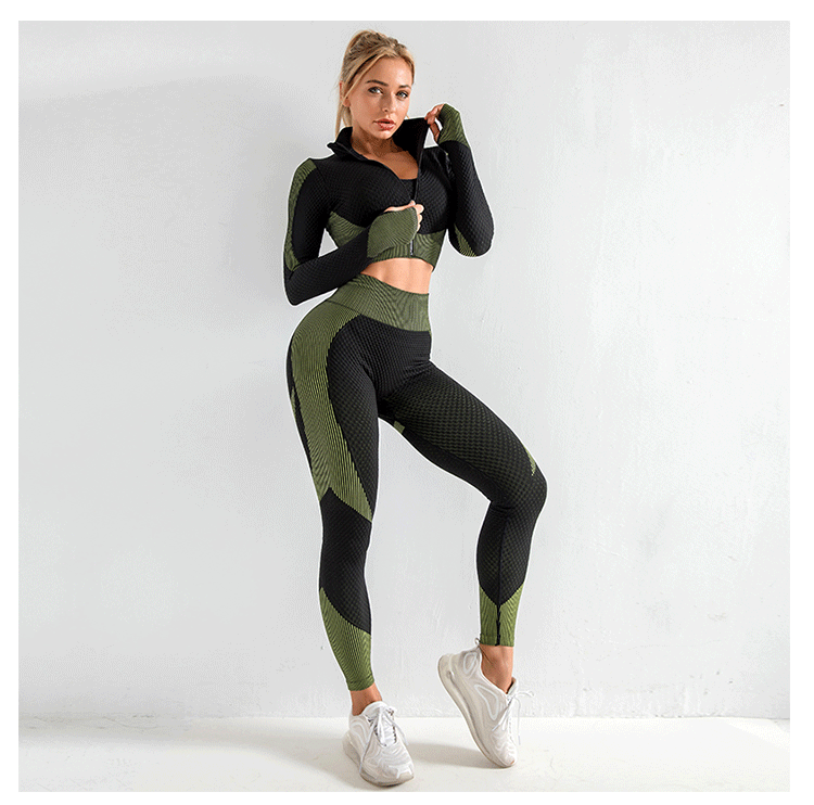 Yoga Set(Bra, Pant, Pullover)